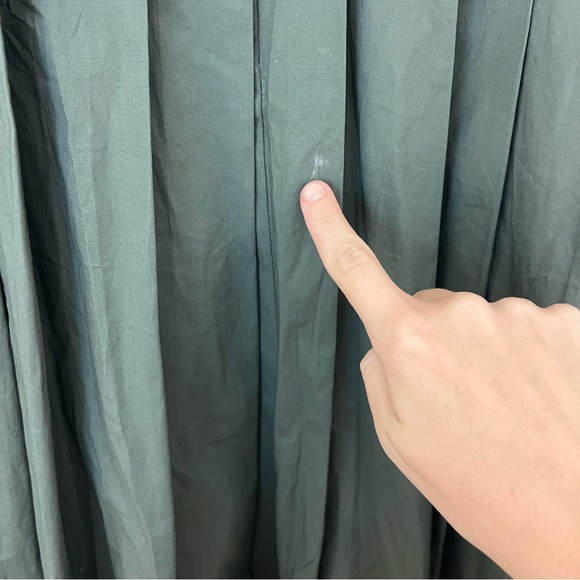 Ann Mashburn Pleated Midi Dress with Belt Tie - Picture 9 of 15